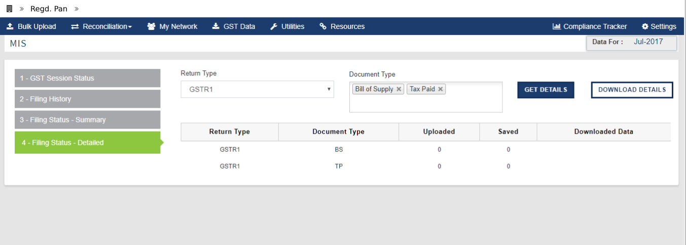 Filing Status