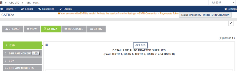 Sapphire_GSTR 2_GSTR 2A