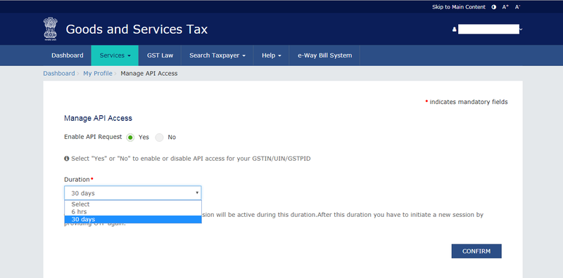 Sapphire_EnableAPI_Manage API access